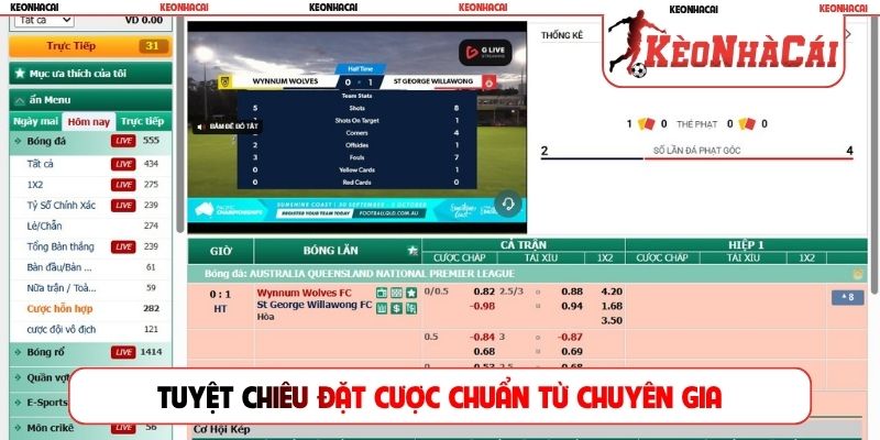 Tuyệt chiêu đặt cược chuẩn từ chuyên gia